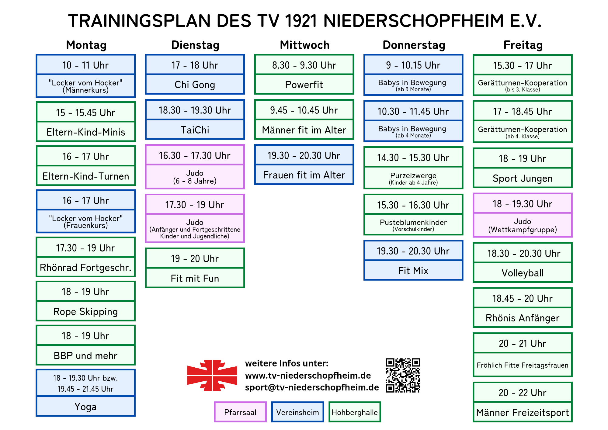 Trainingsplan 2024/2025