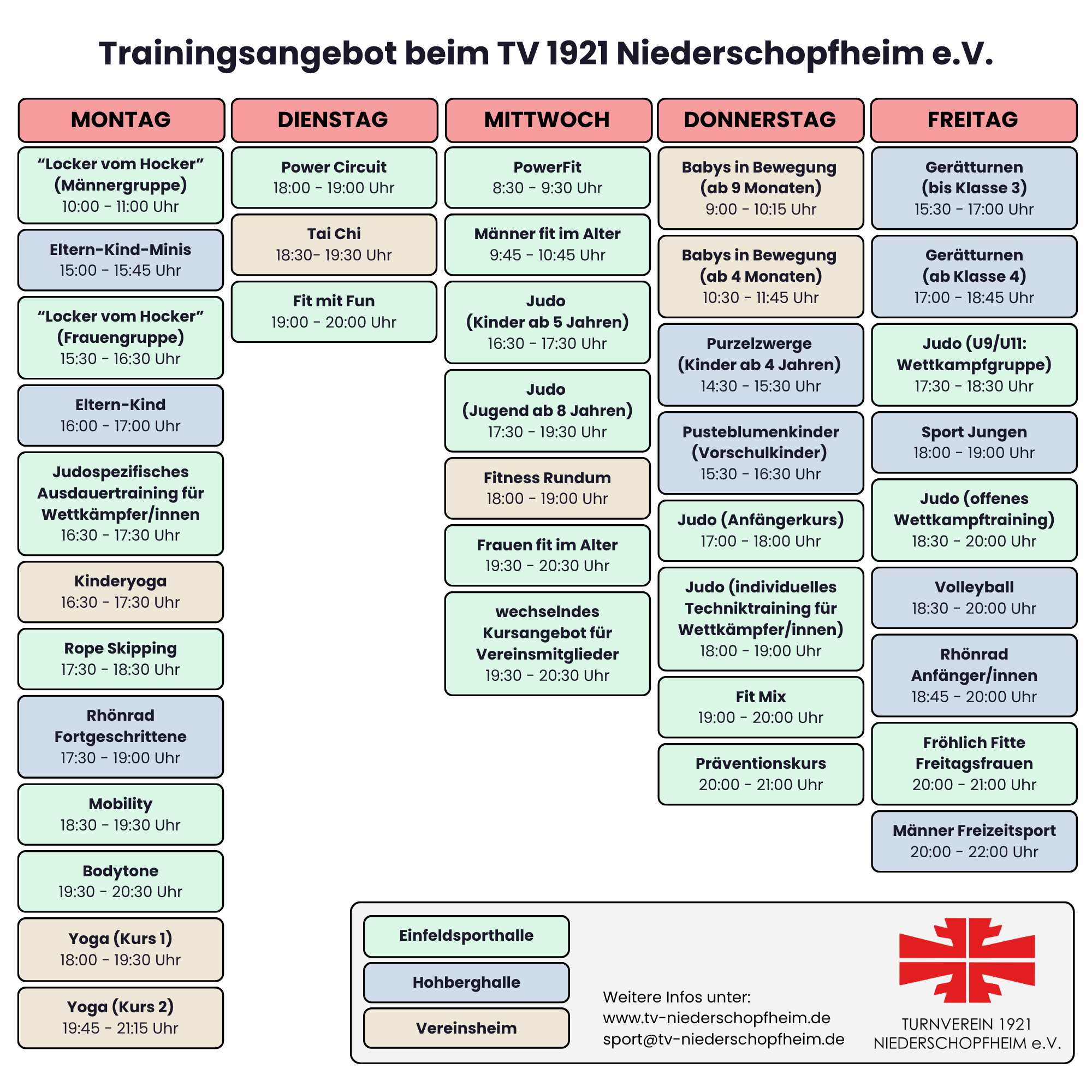 Trainingsplan 2026/2027